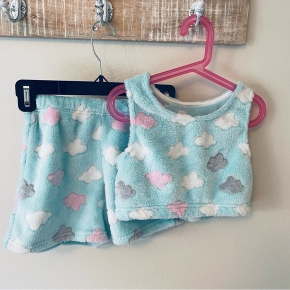 2pc set Flannel Short Tank Top Size 10 years old - Picture 6 of 9